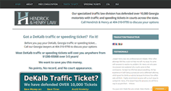 Desktop Screenshot of dekalbtraffictickethelp.com